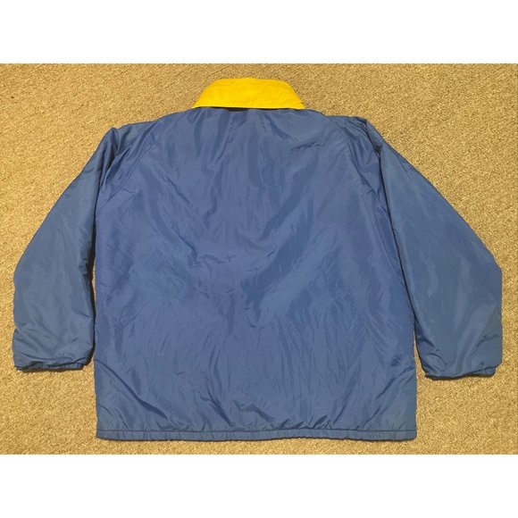 Vintage 70s Large NHL Hockey Buffalo Sabres Sabrejak Satin Bomber Button Jacket - Picture 10 of 10